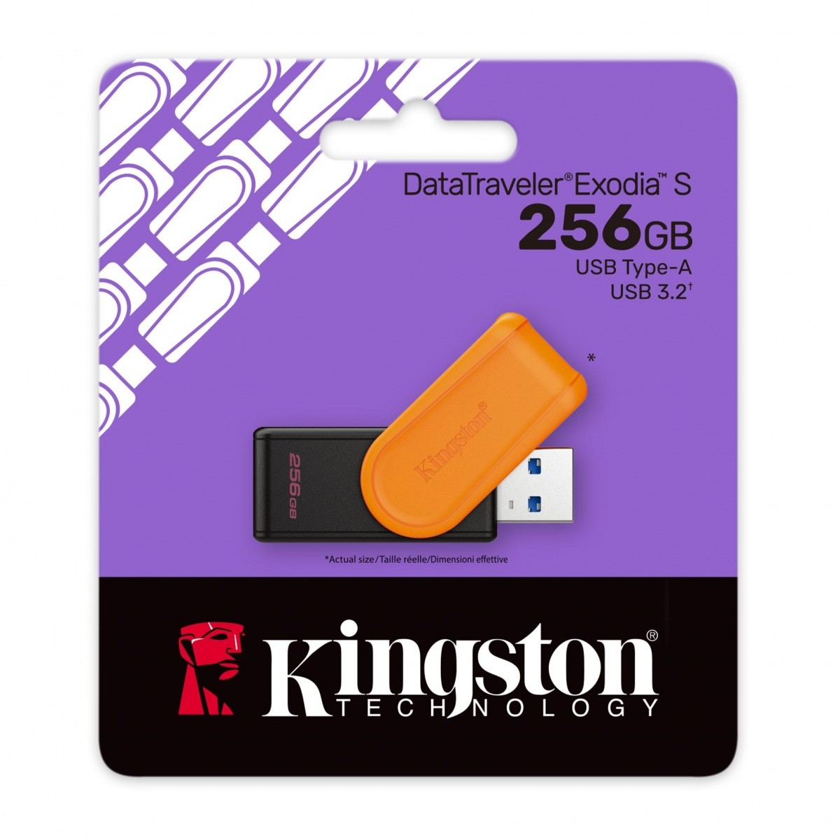 USB ključek Kingston Data Traveler Exodia S 256GB, USB 3.2 Gen1 3