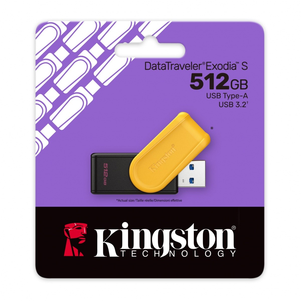 USB ključek Kingston Data Traveler Exodia S 512GB, USB 3.2 Gen1 3