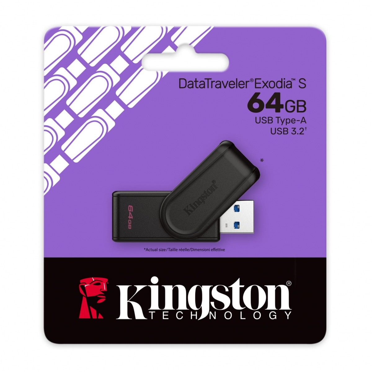 USB ključek Kingston Data Traveler Exodia S 64GB, USB 3.2 Gen1 3