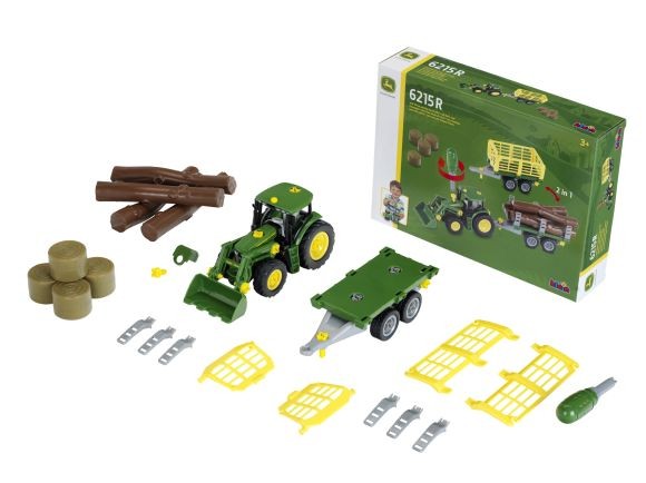 Traktor John Deere z 2 prikolicama, za priklapljanje 3