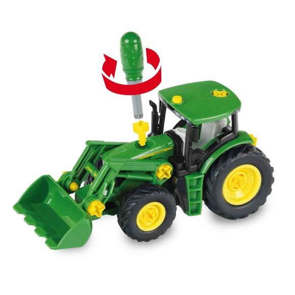 Traktor John Deere z 2 prikolicama, za priklapljanje 5