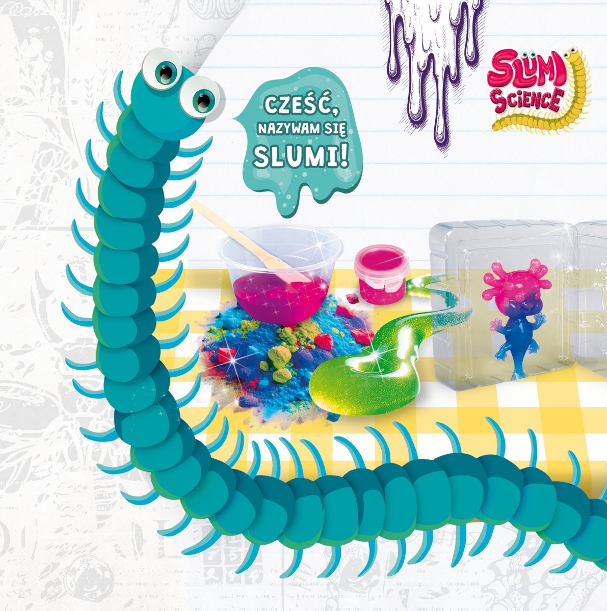 Set Slumi Science - Aksolotl gnetilna igrača 3