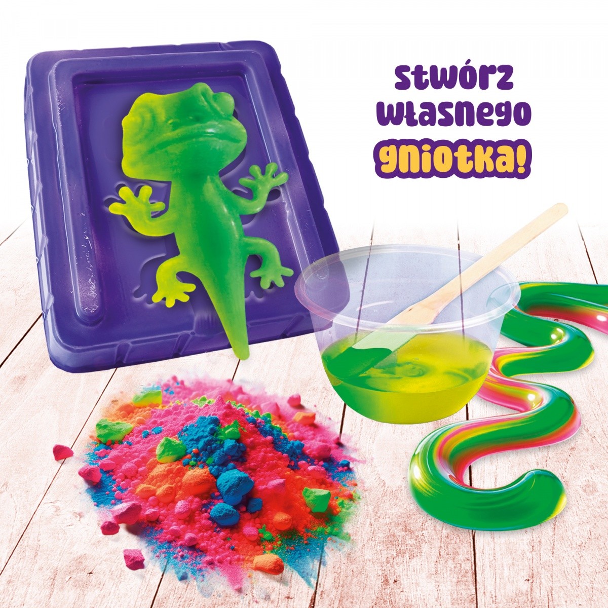 Set Slumi Science - Kameleon gnetilna igrača 2