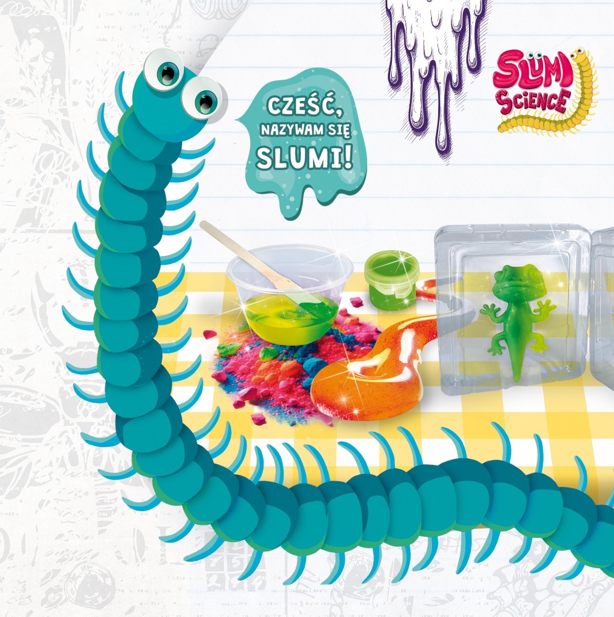 Set Slumi Science - Kameleon gnetilna igrača 3