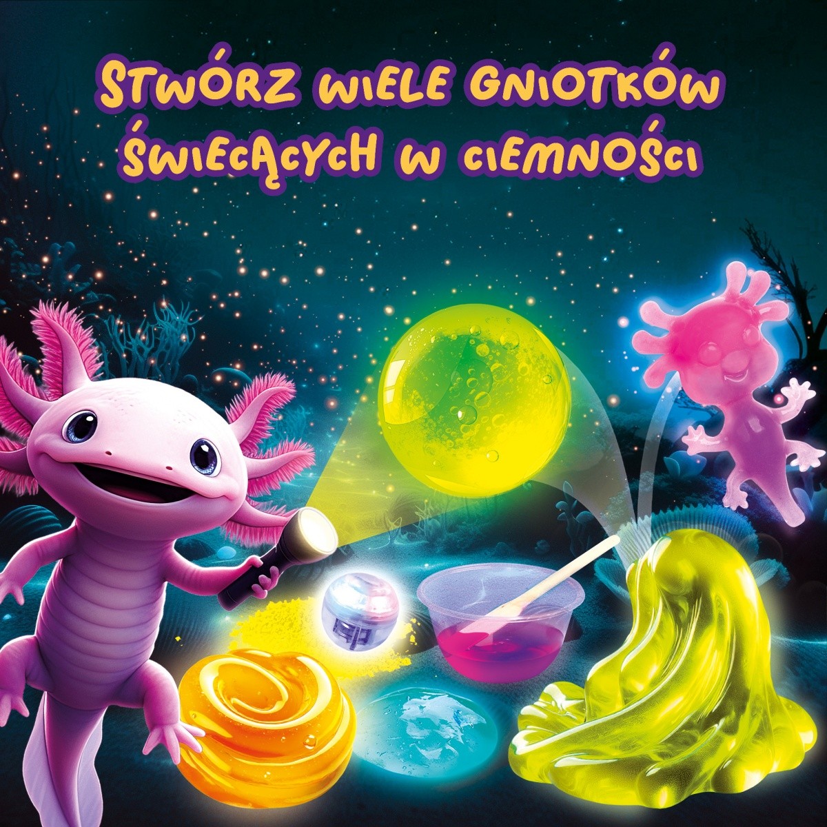 Set Slumi Science - Gnetilna igrača, ki se sveti v temi 2