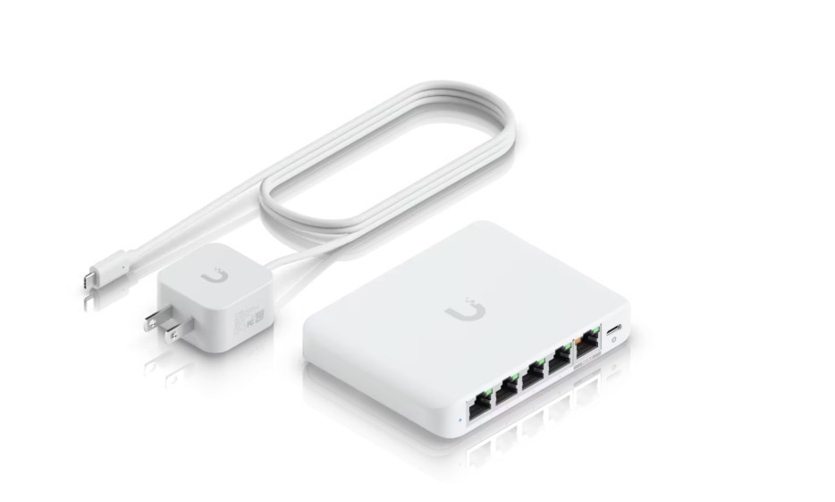 Upravljalni stikalo UBIQUITI UniFi Switch Flex USW-Flex-2.5G-5 3