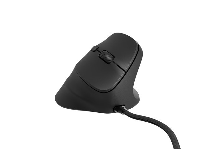 Vtična ergonomska miška CRAKE 2 PRO, 12800 DPI, črna 2