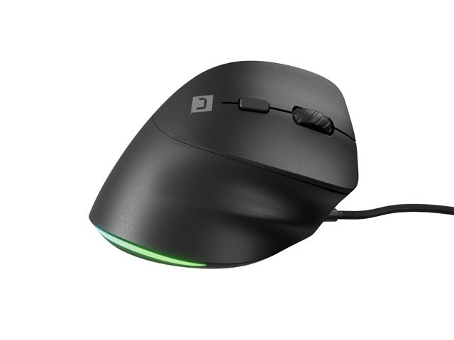 Vtična ergonomska miška CRAKE 2 PRO, 12800 DPI, črna 3