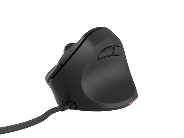 Vtična ergonomska miška CRAKE 2 PRO, 12800 DPI, črna 7