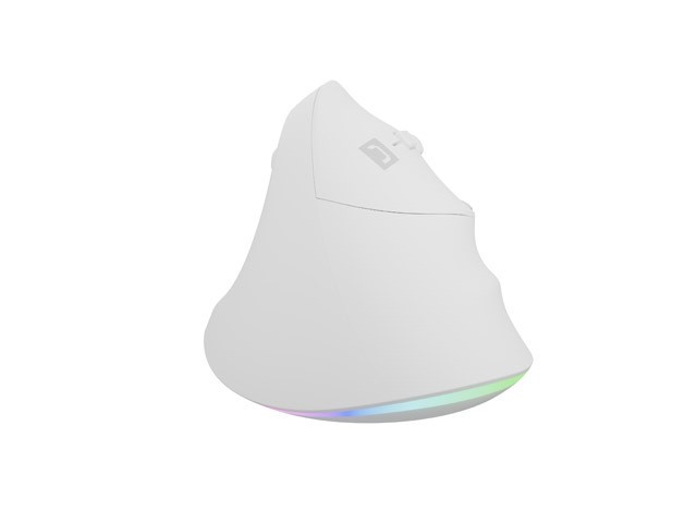 Vtična ergonomska miška CRAKE 2 PRO, 12800 DPI, bela 4