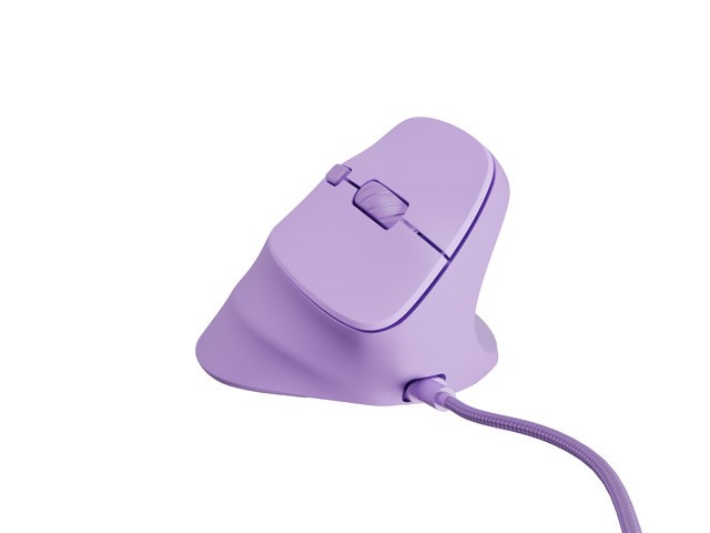 Vtična ergonomska miška CRAKE 2 PRO, 12800 DPI, lavendna 2