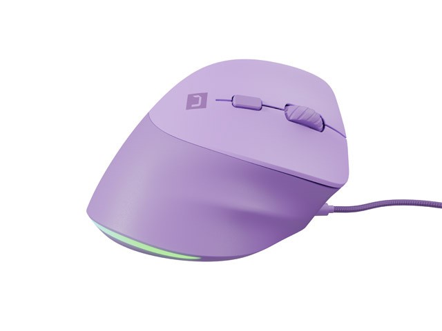 Vtična ergonomska miška CRAKE 2 PRO, 12800 DPI, lavendna 3