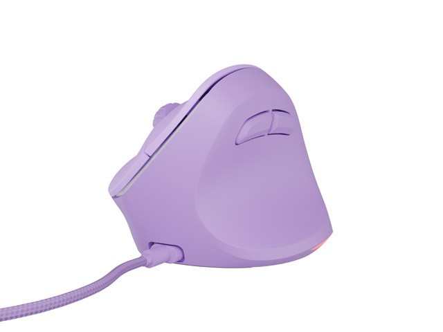 Vtična ergonomska miška CRAKE 2 PRO, 12800 DPI, lavendna 7