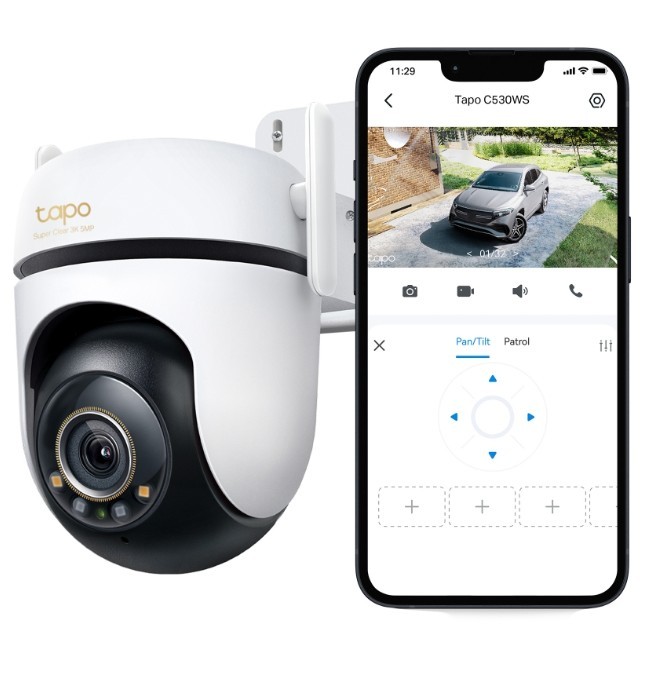 TP-Link Tapo C530WS 3K WiFi nadzorna kamera, Pan/Tilt 4