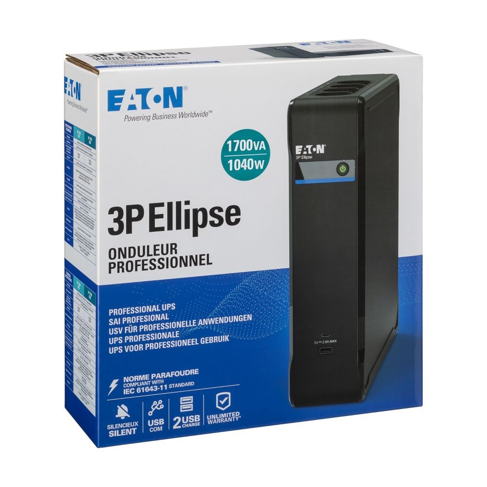 UPS napajalnik Ellipse 3P 1700 USB IEC 7