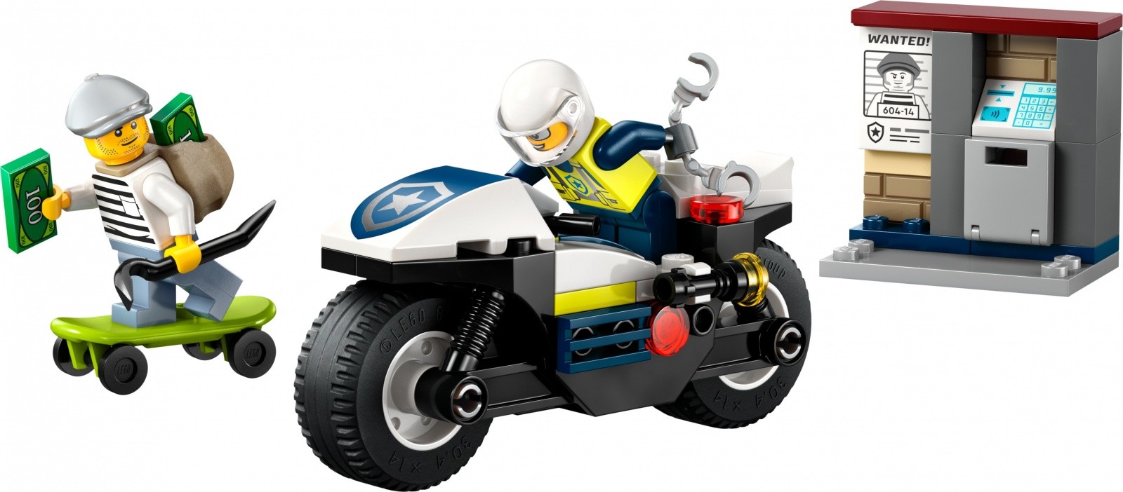 LEGO City 60455 - Policijski pregon na motorju 2