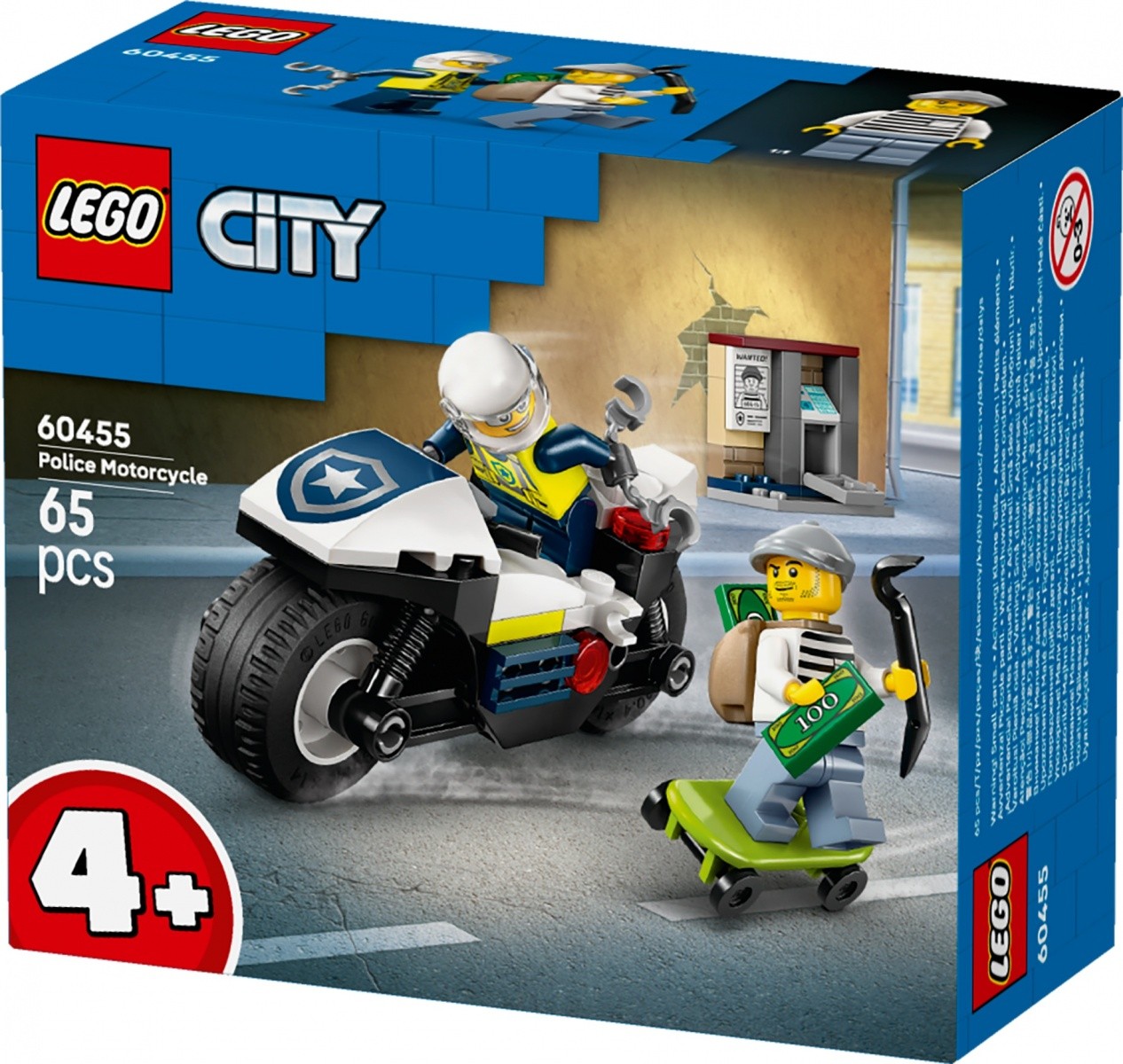 LEGO City 60455 - Policijski pregon na motorju 5