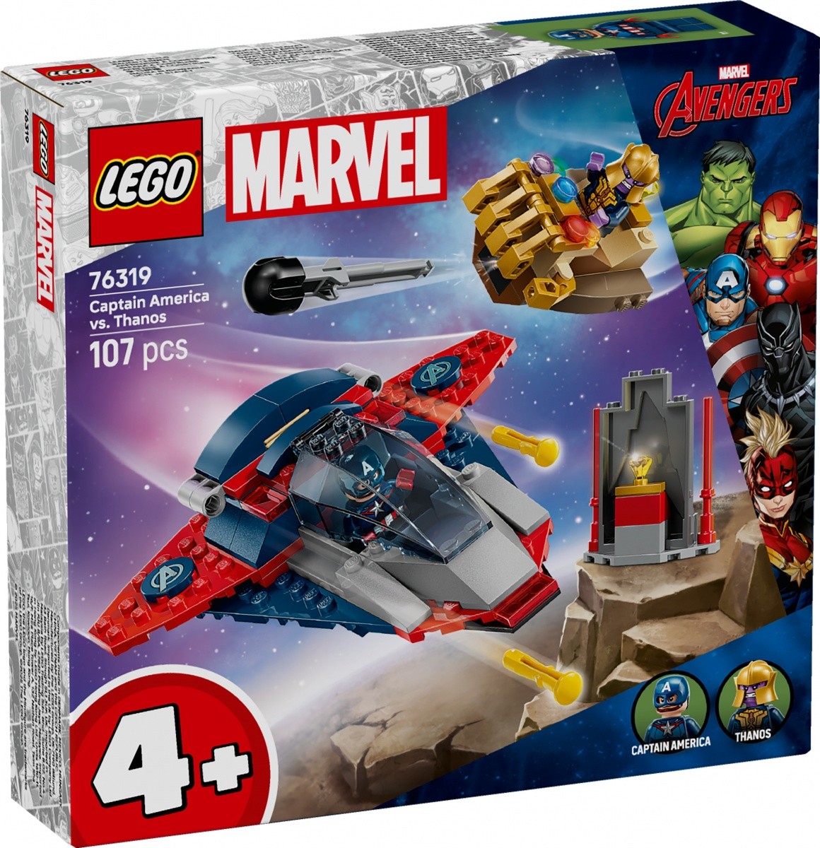 LEGO Super Heroes 76319 - Kapitan Amerika proti Thanosu