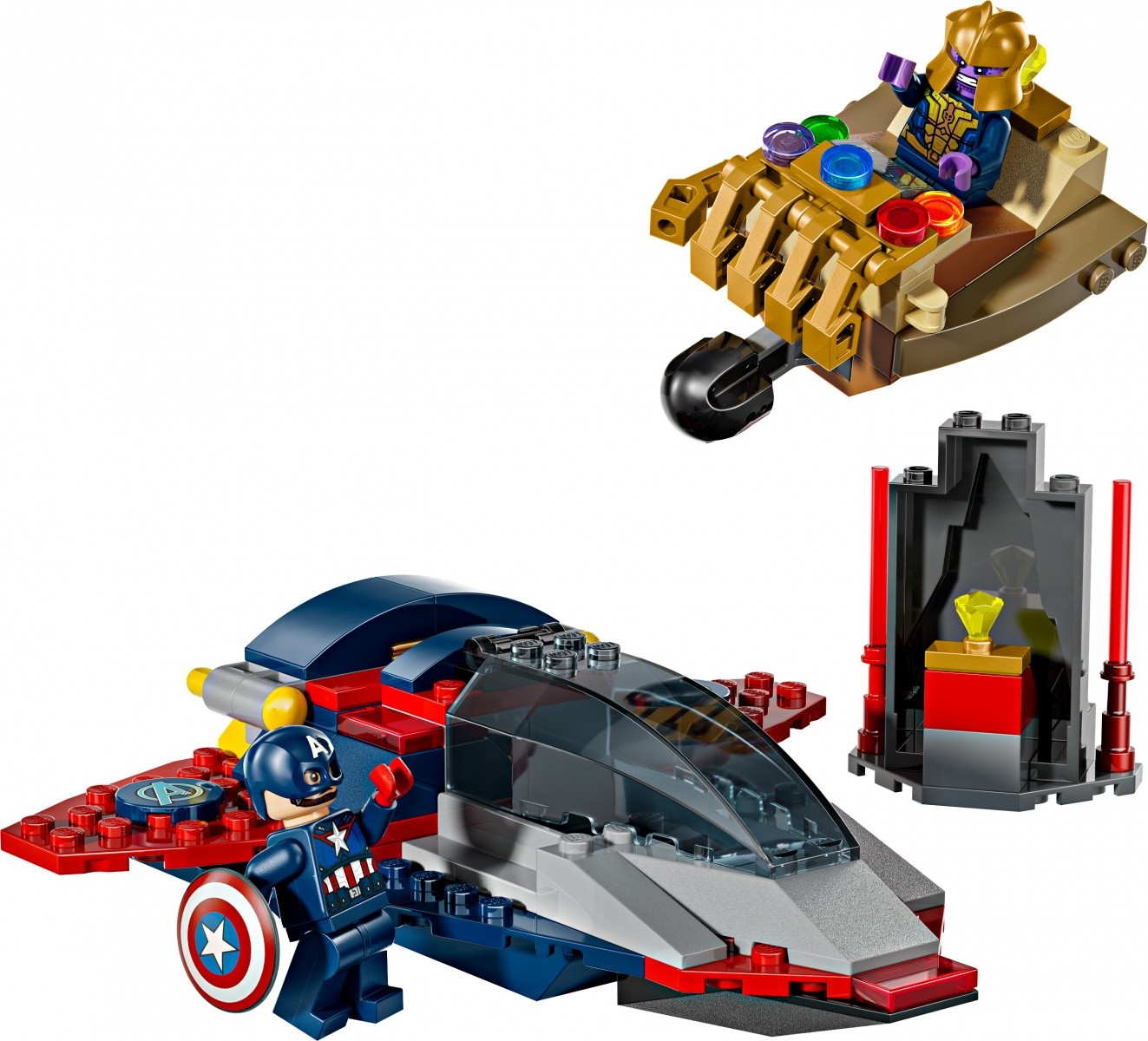 LEGO Super Heroes 76319 - Kapitan Amerika proti Thanosu 3