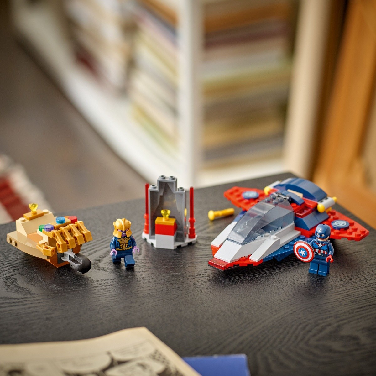 LEGO Super Heroes 76319 - Kapitan Amerika proti Thanosu 4