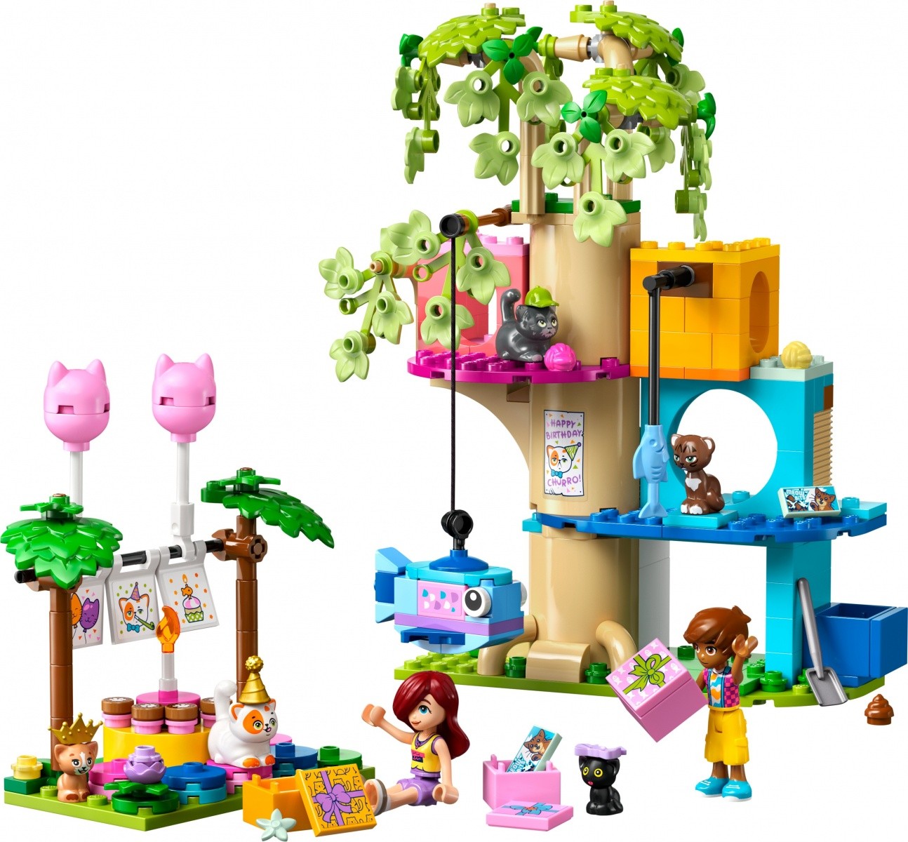LEGO Friends 42666 - Mačja rojstnodnevna zabava na drevesu 2