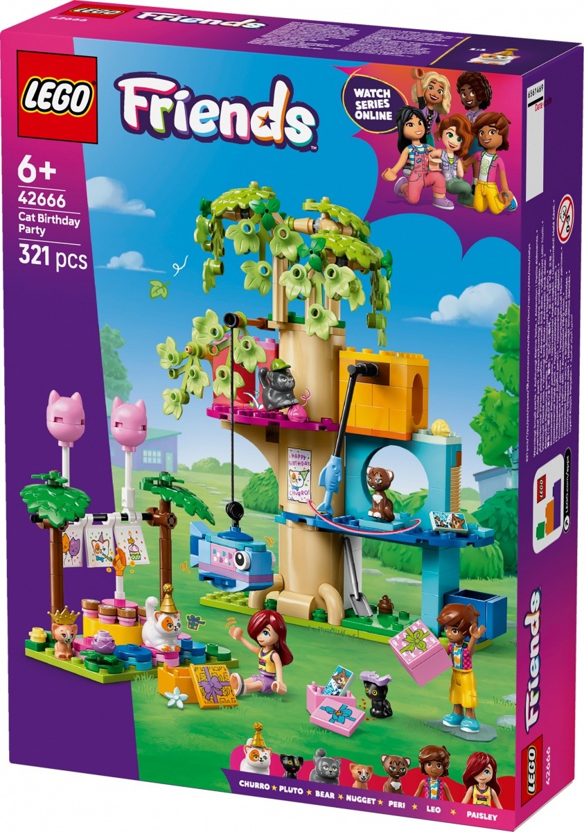 LEGO Friends 42666 - Mačja rojstnodnevna zabava na drevesu 5