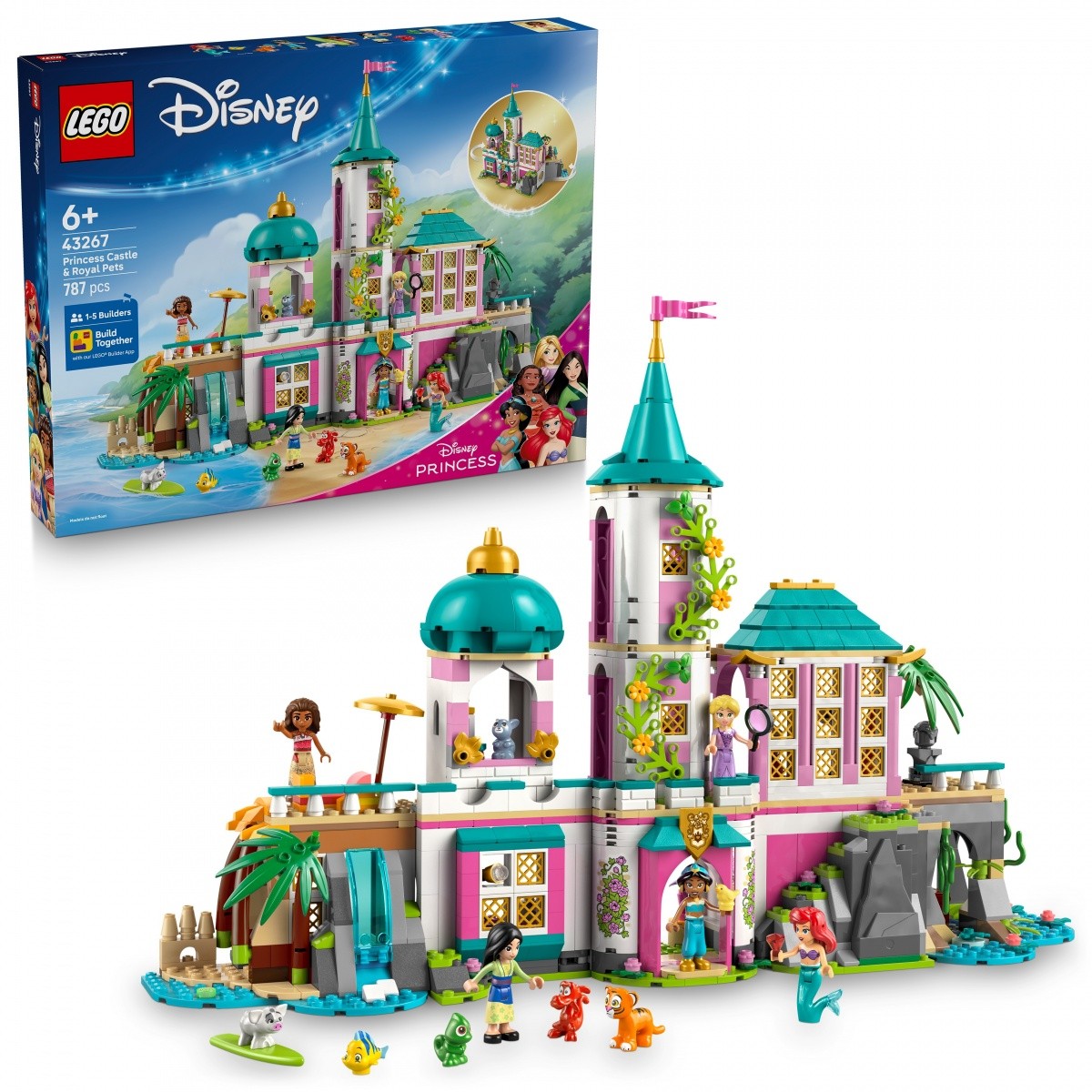 LEGO Disney 43267 - Princeskin grad in kraljevske živali 3