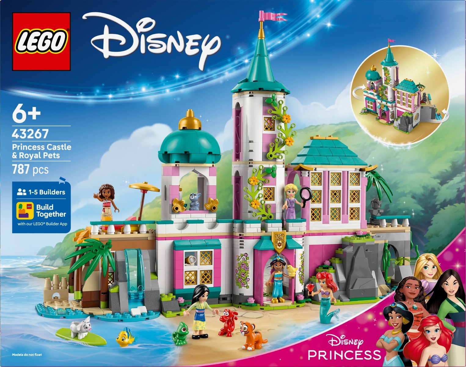 LEGO Disney 43267 - Princeskin grad in kraljevske živali 4