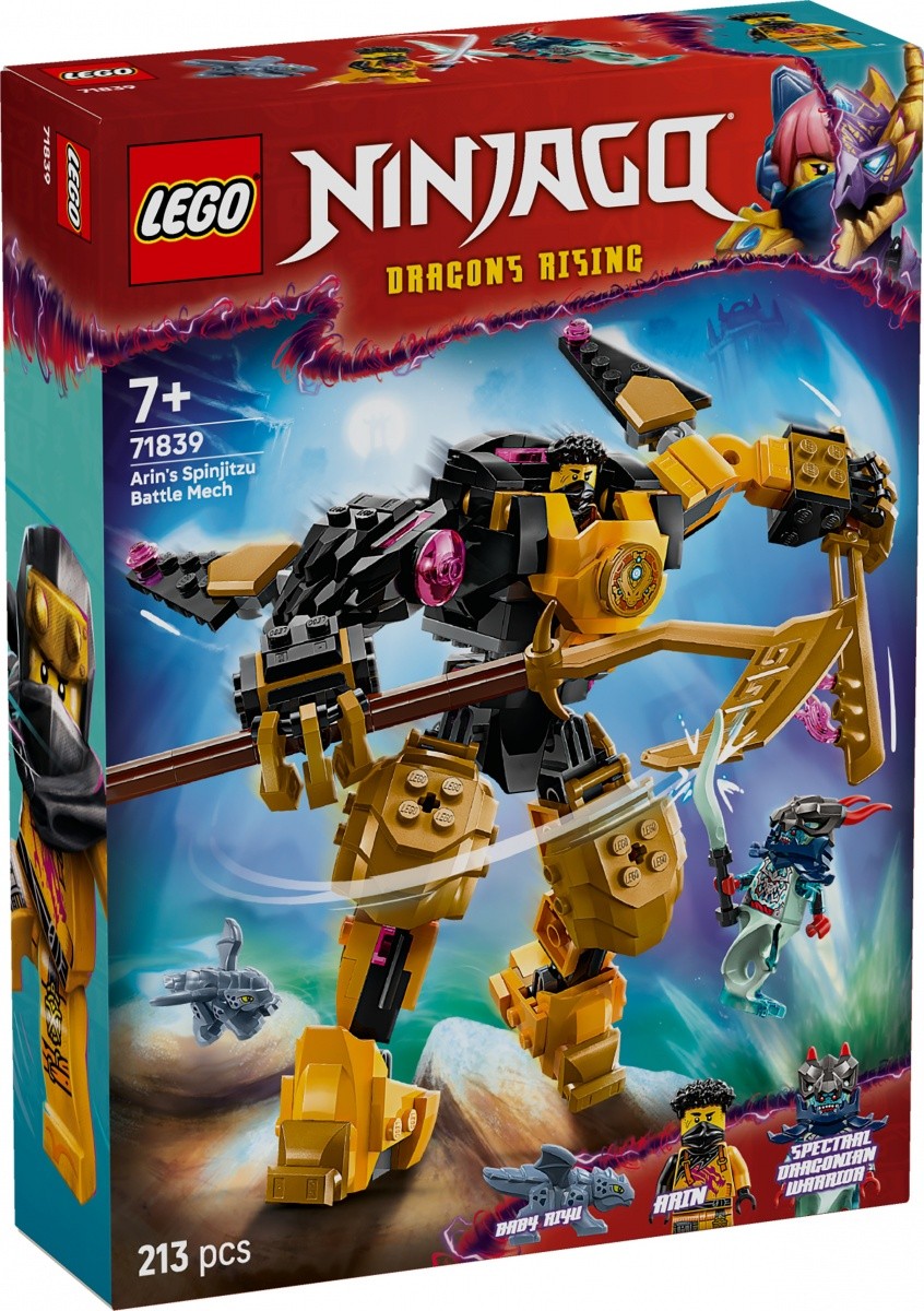 LEGO Ninjago 71839 Arinin Spinjitzu bojni meh