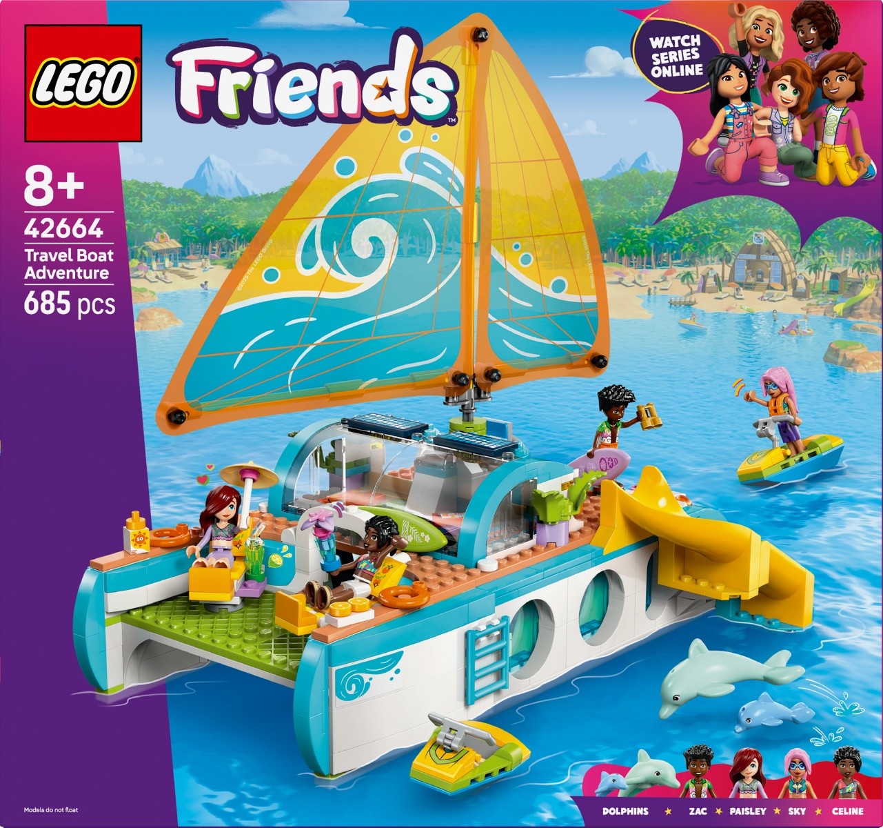 LEGO Friends 42664 Plovilo za pustolovščine na otoku, komplet za gradnjo 4