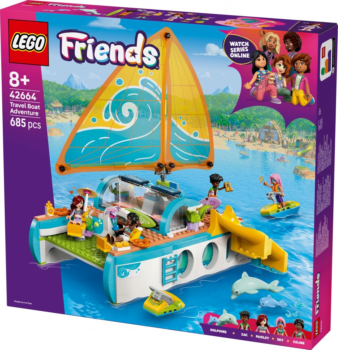LEGO Friends 42664 Plovilo za pustolovščine na otoku, komplet za gradnjo 5
