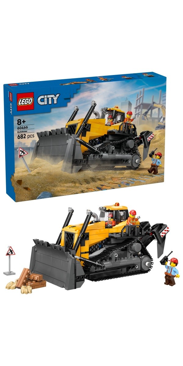 LEGO City 60466 - Rumeni buldožer z nalagalnikom 6