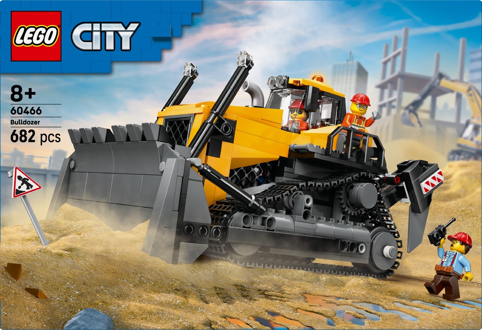 LEGO City 60466 - Rumeni buldožer z nalagalnikom 7
