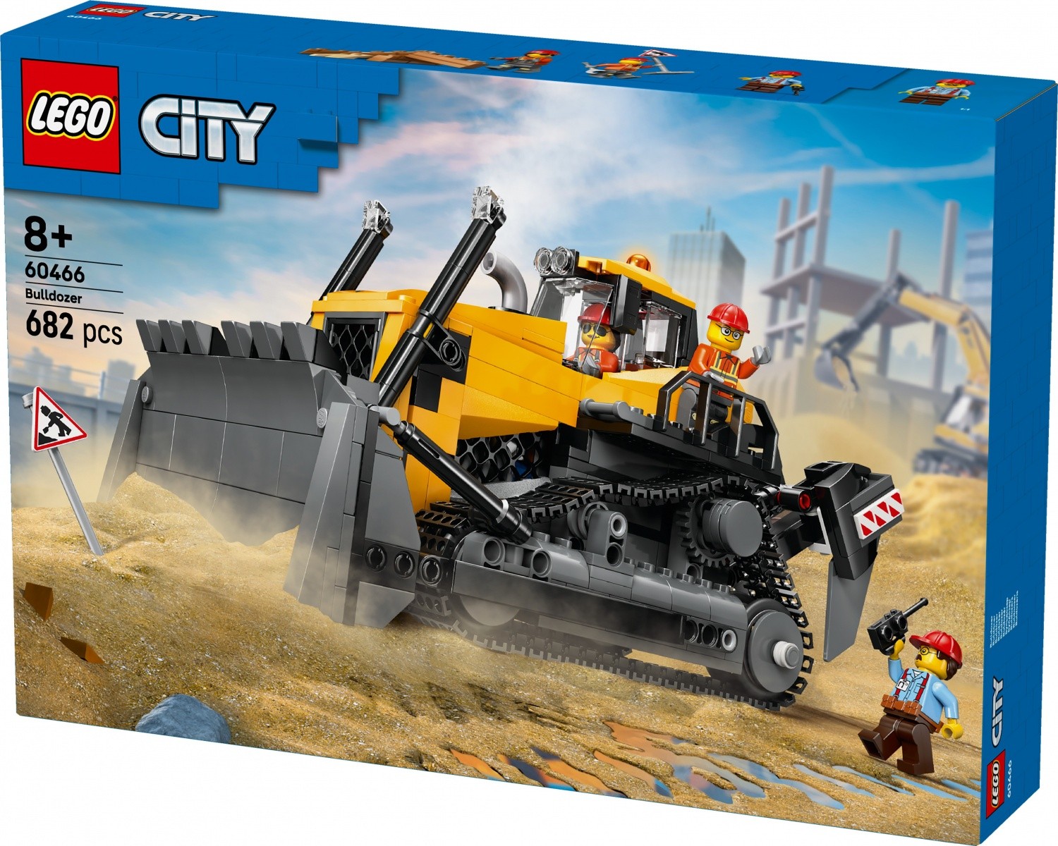 LEGO City 60466 - Rumeni buldožer z nalagalnikom 8