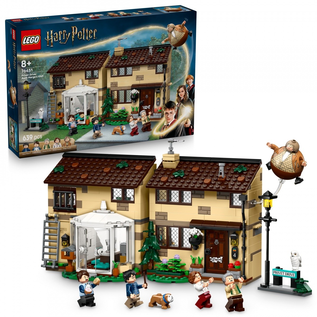 LEGO Harry Potter 76451 - Privet Drive: Obisk tete Marge 3