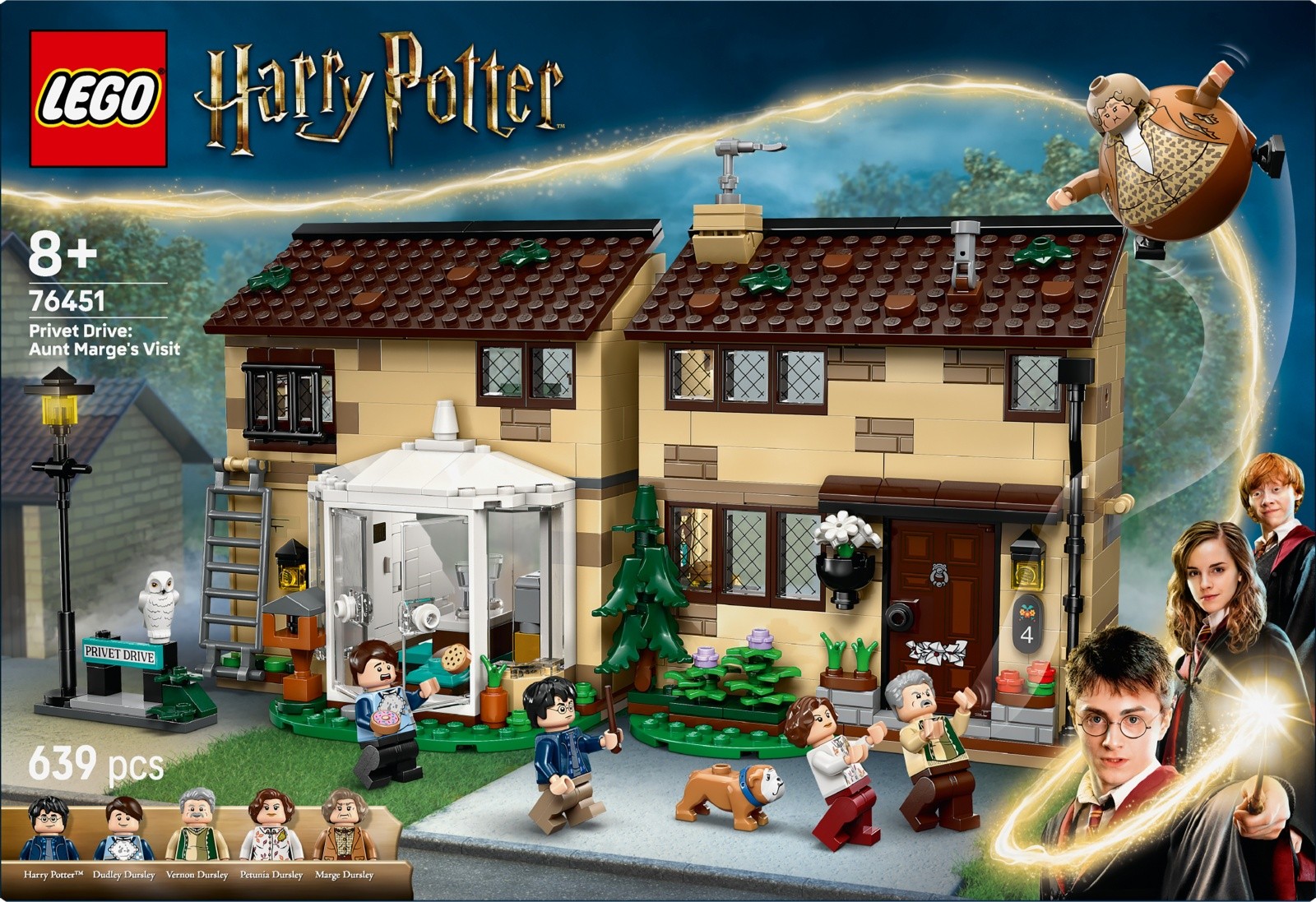 LEGO Harry Potter 76451 - Privet Drive: Obisk tete Marge 4