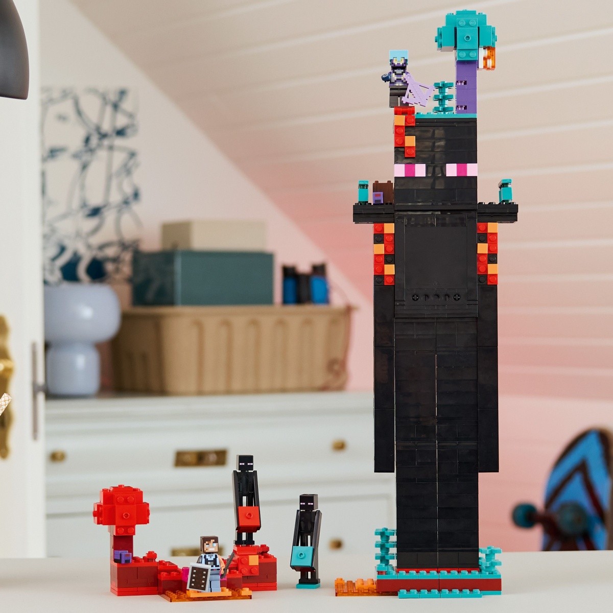 LEGO Minecraft 21279 Endermanov stolp 5