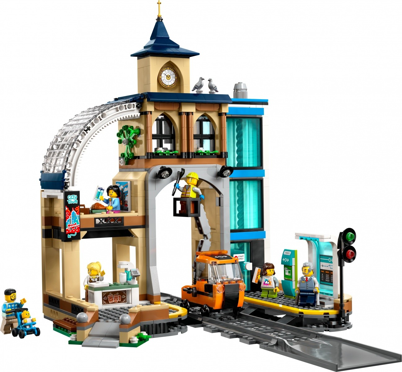 LEGO City 60469 Centralna železniška postaja 2