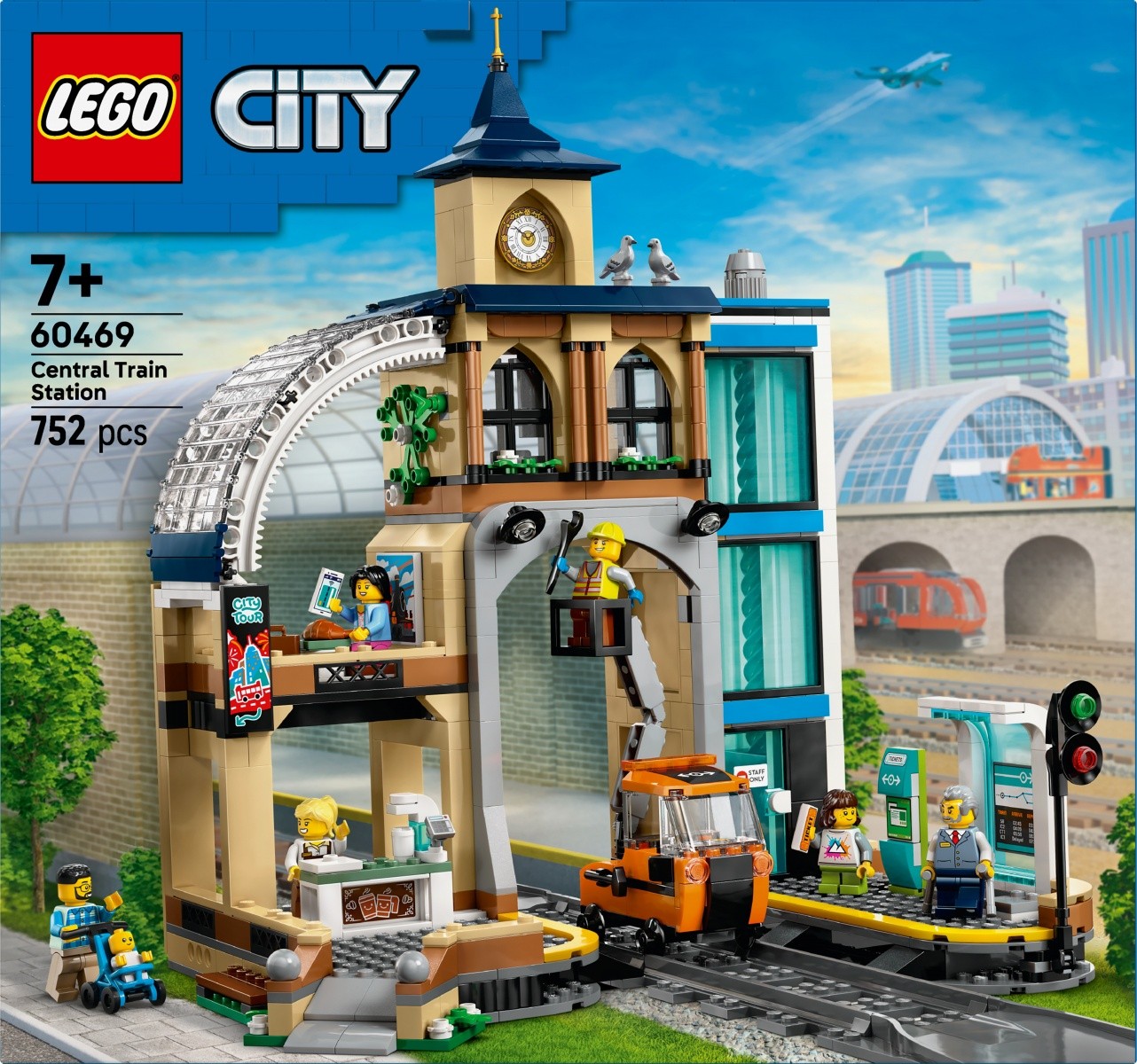 LEGO City 60469 Centralna železniška postaja 4