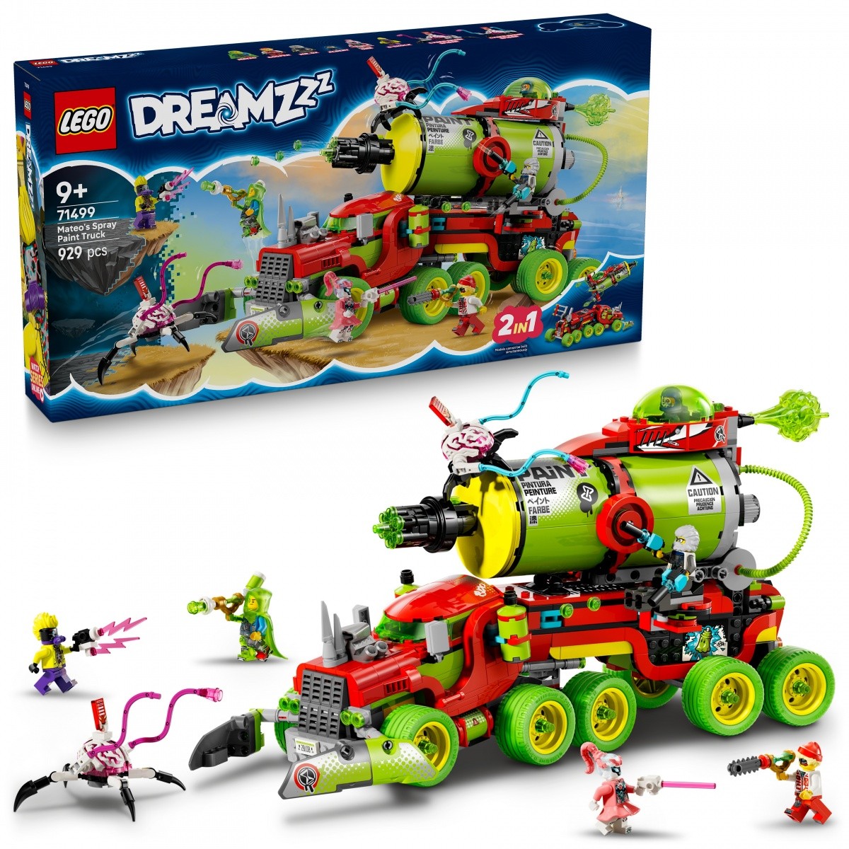 LEGO Kocke DREAMZzz 71499 Mateo's sprej kamion 3