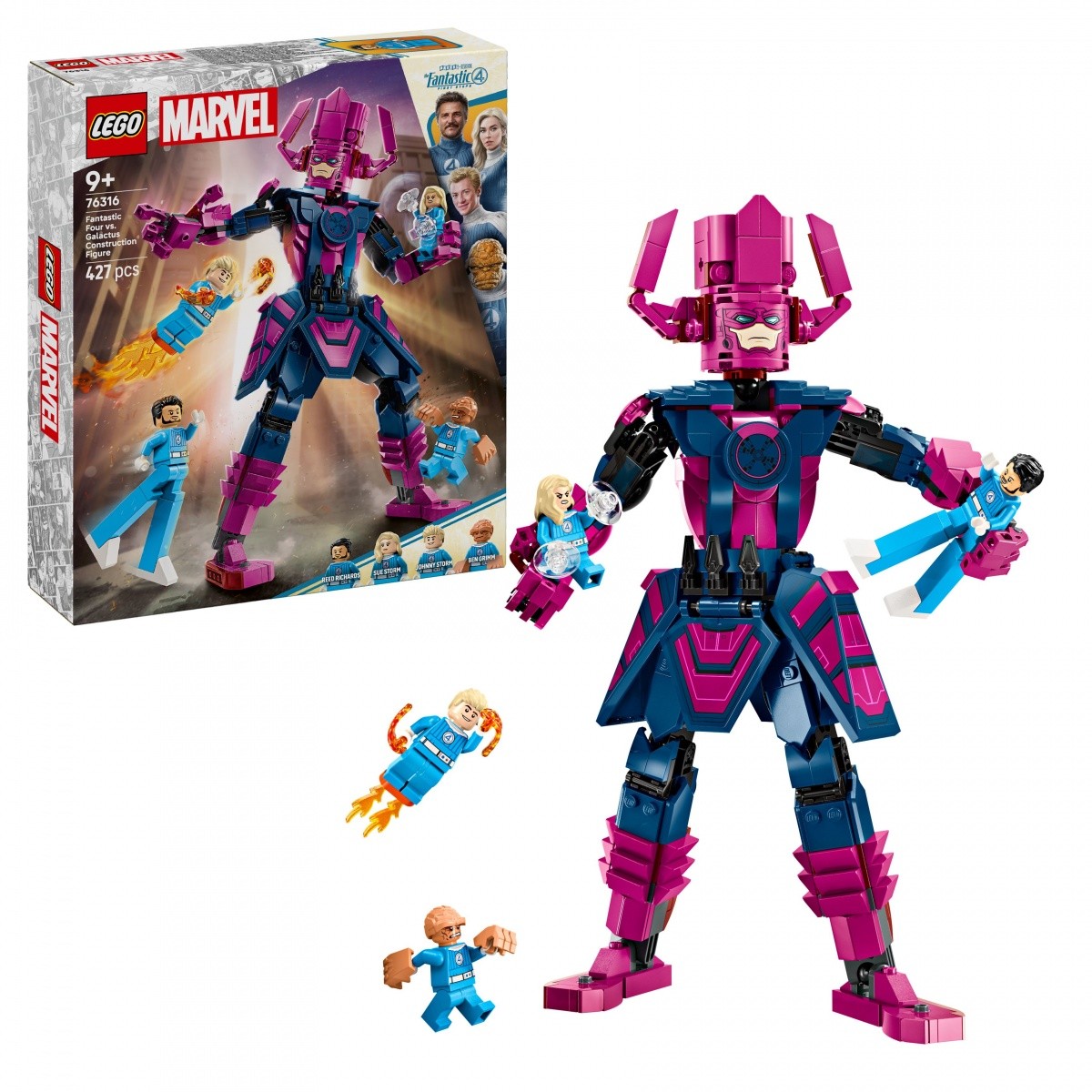 LEGO Kocke Super Heroes 76316 Fantastična četverica vs Galactus 8