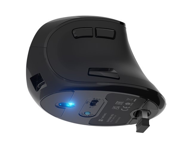 Natec EUPHONIE PRO vertikalna miška, 2400DPI, BT 5.0, brezžična, črna 8
