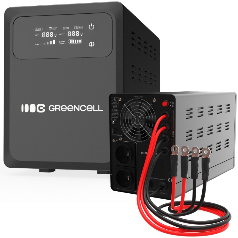 Zelena Cel PowerCore 1000W UPS napajalnik (1500VA)