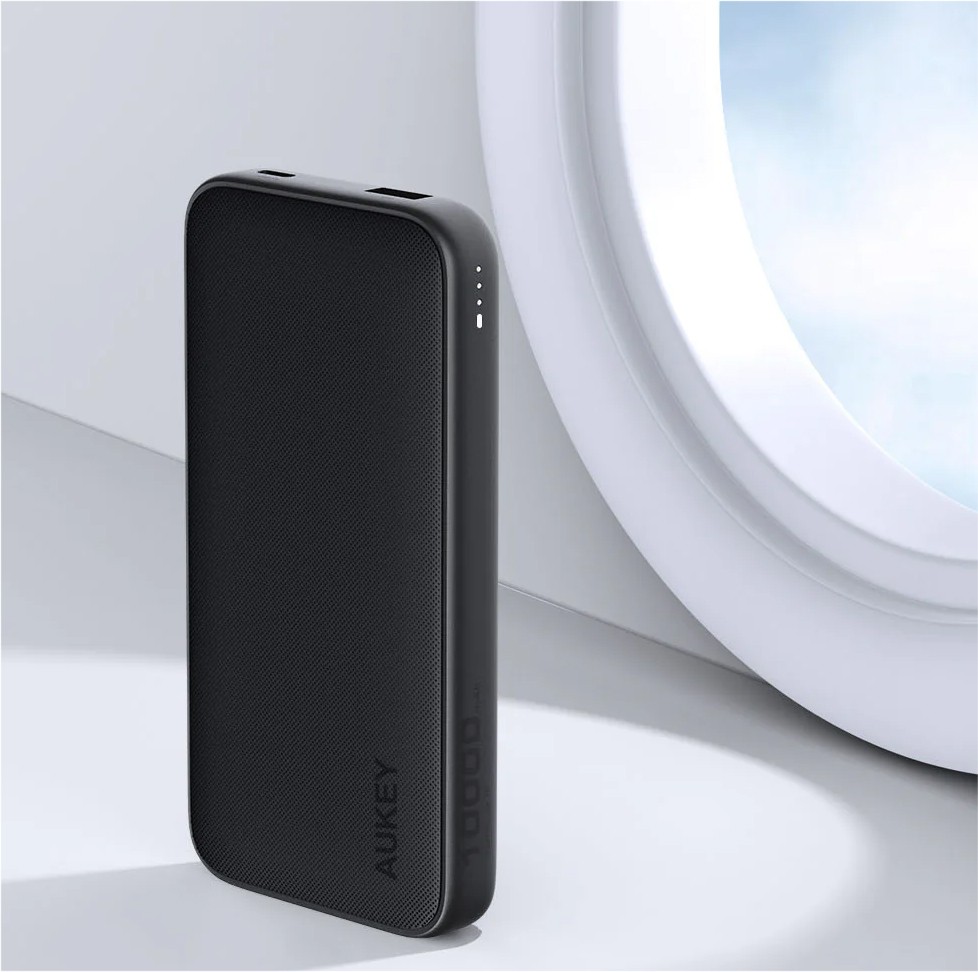 Powerbank 10000mAh 20W 2xUSB USB-C kabel 4