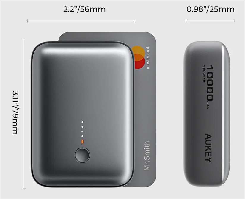 Mini Powerbank 10000mAh 22.5W PD QC 6