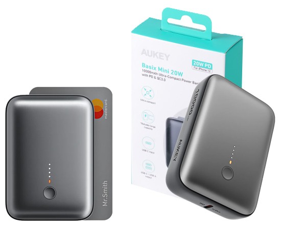 Mini Powerbank 10000mAh 22.5W PD QC