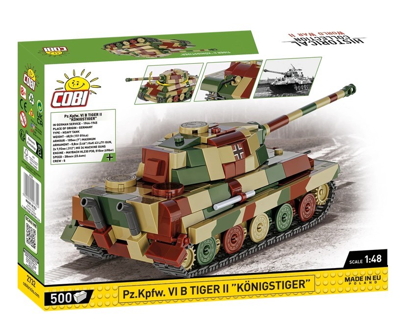 Cobi Klocki Panzerkampfwagen VI Tiger II Konigstiger (27322) 2