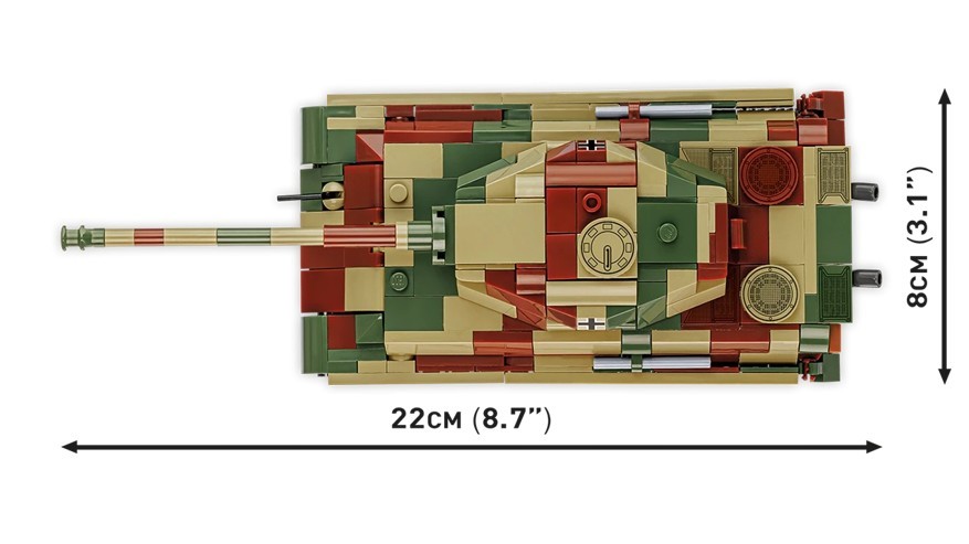 Cobi Klocki Panzerkampfwagen VI Tiger II Konigstiger (27322) 3