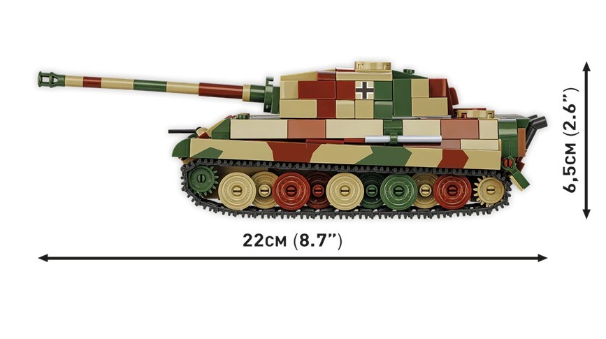 Cobi Klocki Panzerkampfwagen VI Tiger II Konigstiger (27322) 4