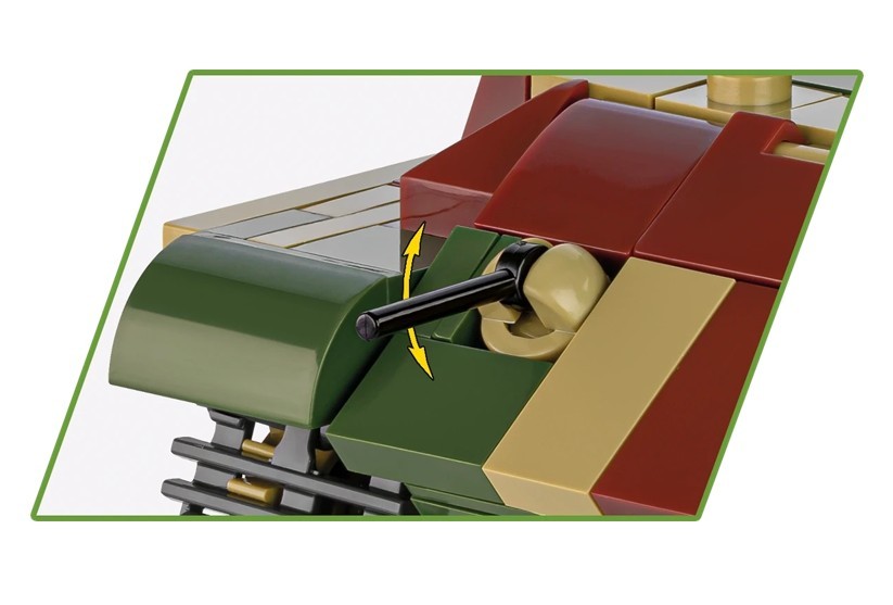 Cobi Klocki Panzerkampfwagen VI Tiger II Konigstiger (27322) 6